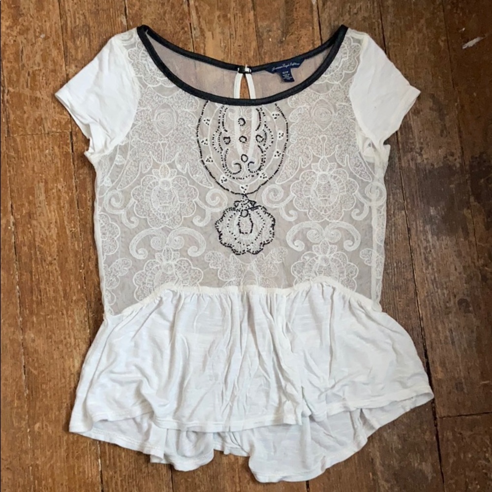 American Eagle Lace Top